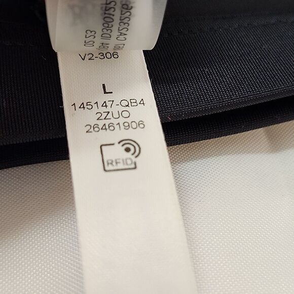 VICTORIA'S SECRET PINK  Black Halter Bikini Swim Summer Top Padded Cups Large - Picture 7 of 9